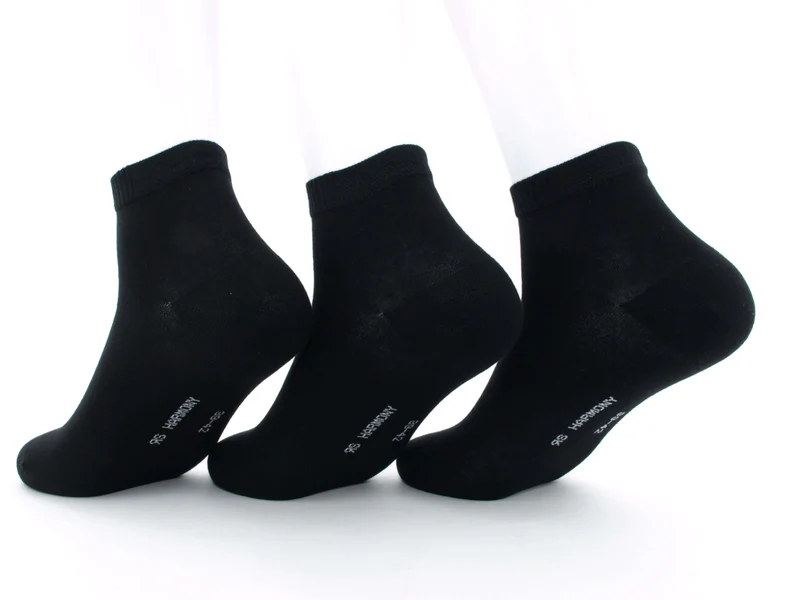 3 Paar Kurzschaftsocken Herren schwarz