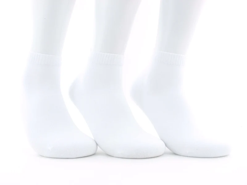 3 Paar Kurzschaftsocken Damen weiß