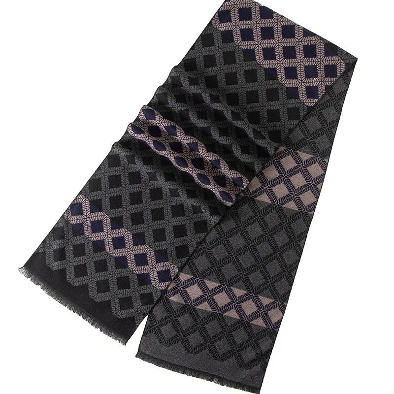 Herren Schal Winterschal Stola Schlauchschal Halstuch Wollschal Strickschal Loop