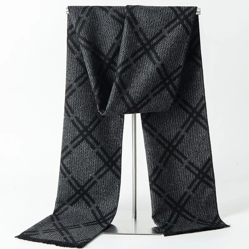 Herren Schal Winterschal Stola Schlauchschal Halstuch Wollschal Strickschal Loop