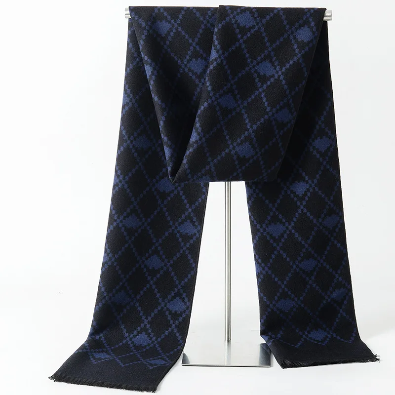 Herren Schal Winterschal Stola Schlauchschal Halstuch Wollschal Strickschal Loop