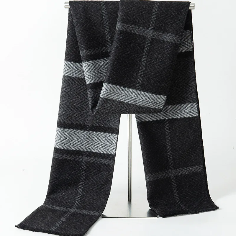 Herren Schal Winterschal Stola Schlauchschal Halstuch Wollschal Strickschal Loop