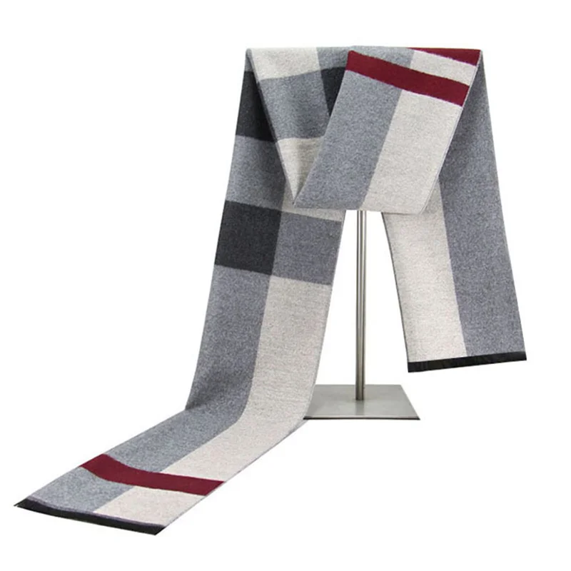 Herren Schal Winterschal Stola Schlauchschal Halstuch Wollschal Strickschal Loop