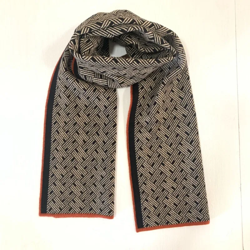 Herren Schal Winterschal Stola Schlauchschal Halstuch Wollschal Strickschal Loop