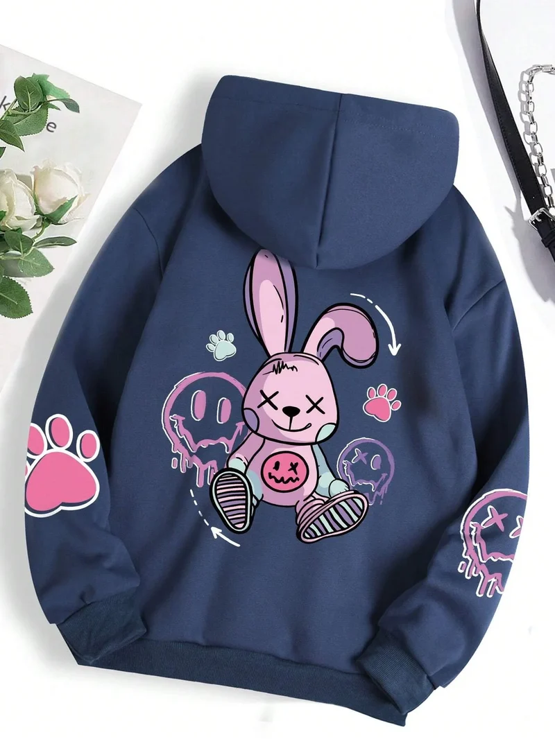 Teddybär Kapuzenpullover Sweatshirt Fleece Hoodie Pulli Damen Kapuzenpulli Shirt