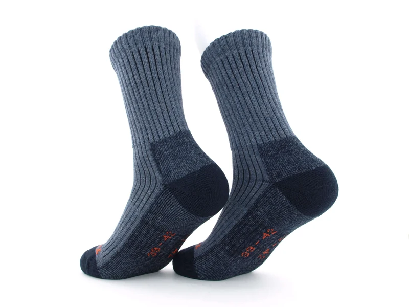2 Paar Trekkingsocken mit Baumwolle jeans