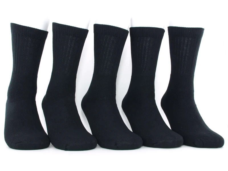 5 Paar Sportsocken schwarz
