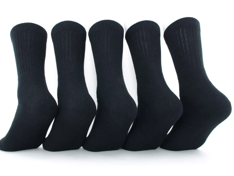 5 Paar Sportsocken schwarz