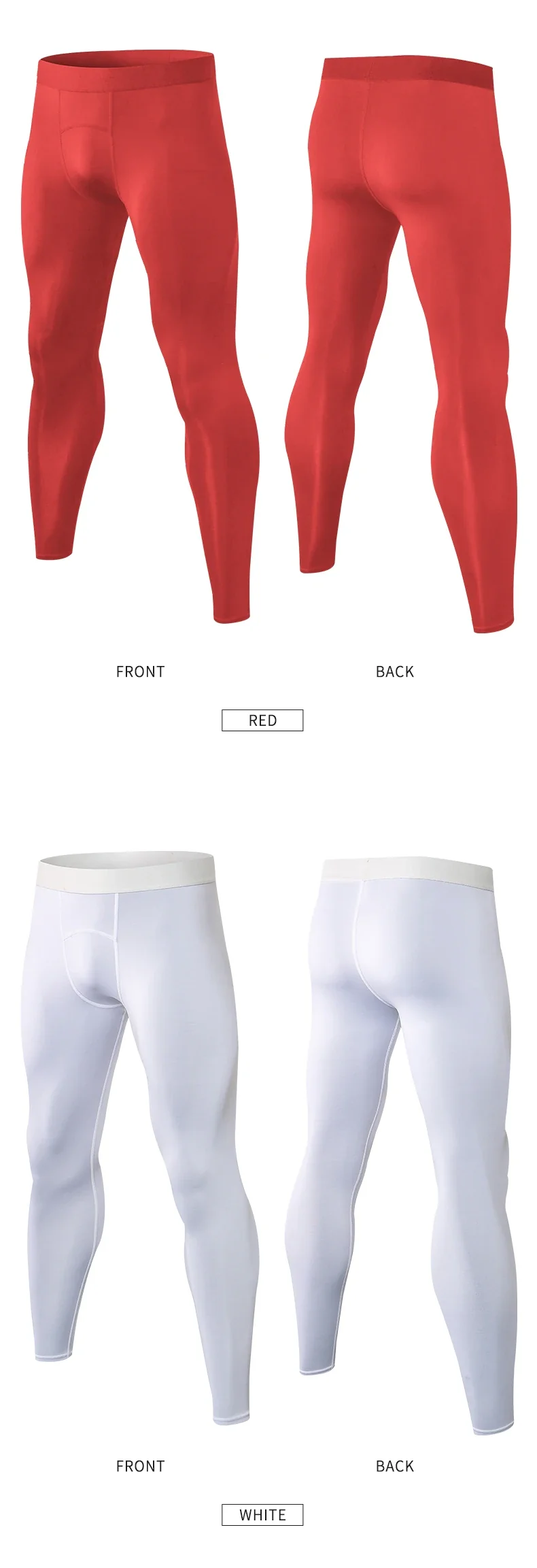 Pantaloni a Compressione da Uomo Leggings Calcio Corsa Palestra Leggins Calza