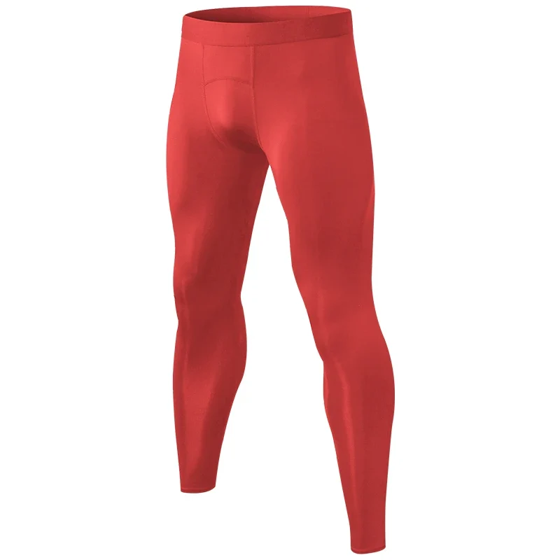 Pantaloni a Compressione da Uomo Leggings Calcio Corsa Palestra Leggins Calza