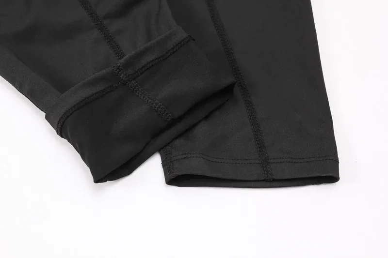 Pantaloni a Compressione da Uomo Leggings Calcio Corsa Palestra Leggins Calza