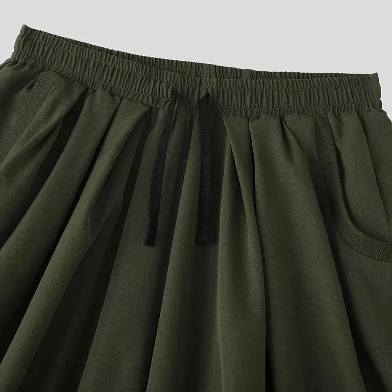 Männer Hose Haremshosen Pumphosen Pluderhosen Hosenrock Herrenrock Kilt Jogger