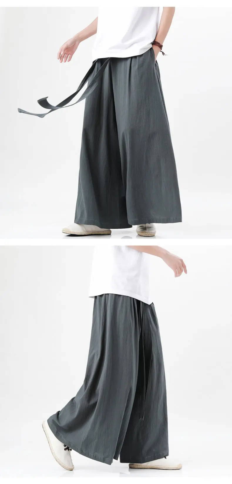 Männer Hose Haremshosen Pumphosen Pluderhosen Hosenrock Herrenrock Kilt Kimono