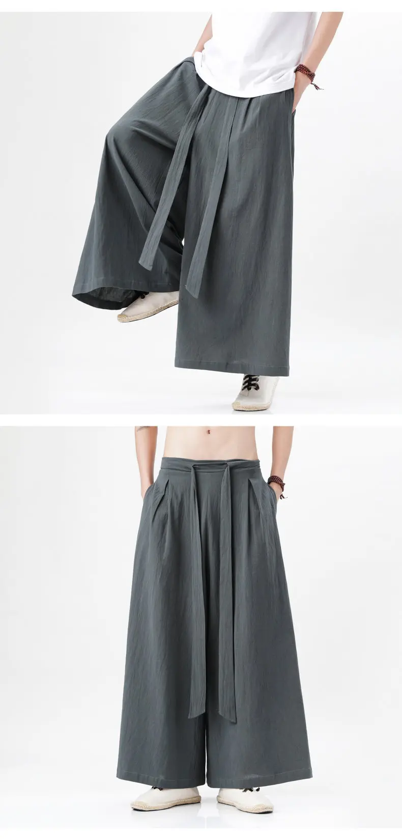 Männer Hose Haremshosen Pumphosen Pluderhosen Hosenrock Herrenrock Kilt Kimono
