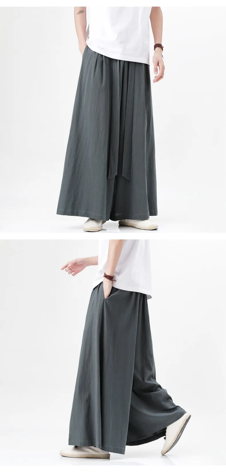 Männer Hose Haremshosen Pumphosen Pluderhosen Hosenrock Herrenrock Kilt Kimono