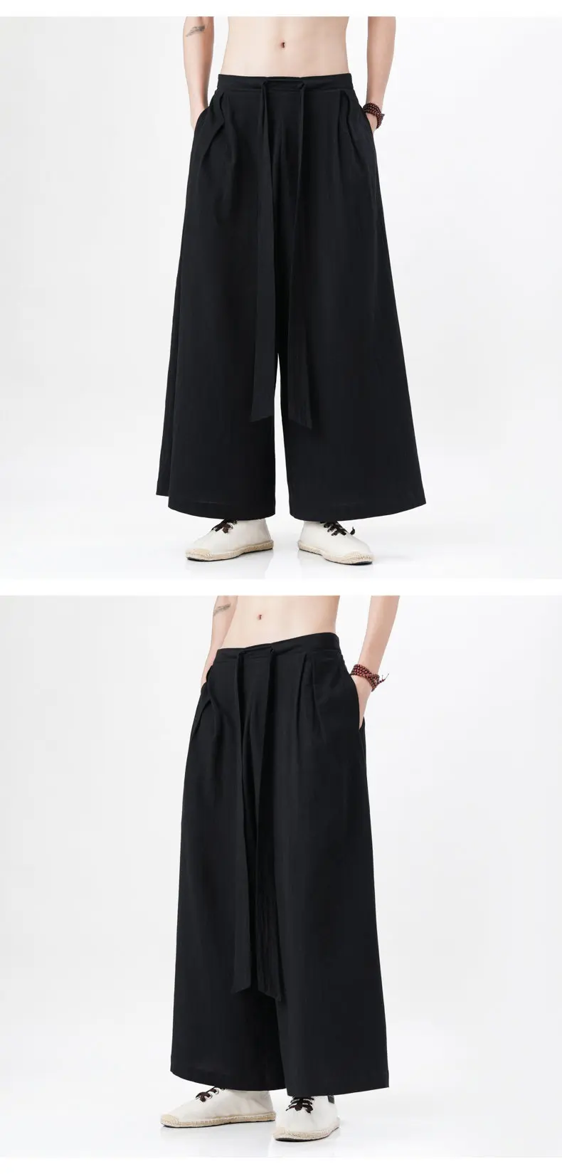 Männer Hose Haremshosen Pumphosen Pluderhosen Hosenrock Herrenrock Kilt Kimono