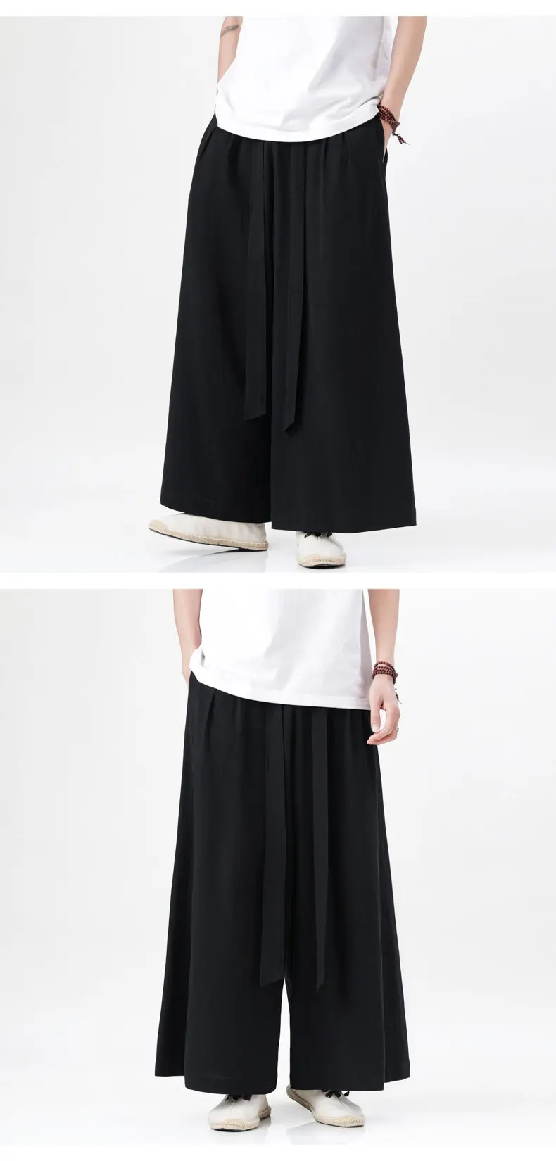 Männer Hose Haremshosen Pumphosen Pluderhosen Hosenrock Herrenrock Kilt Kimono