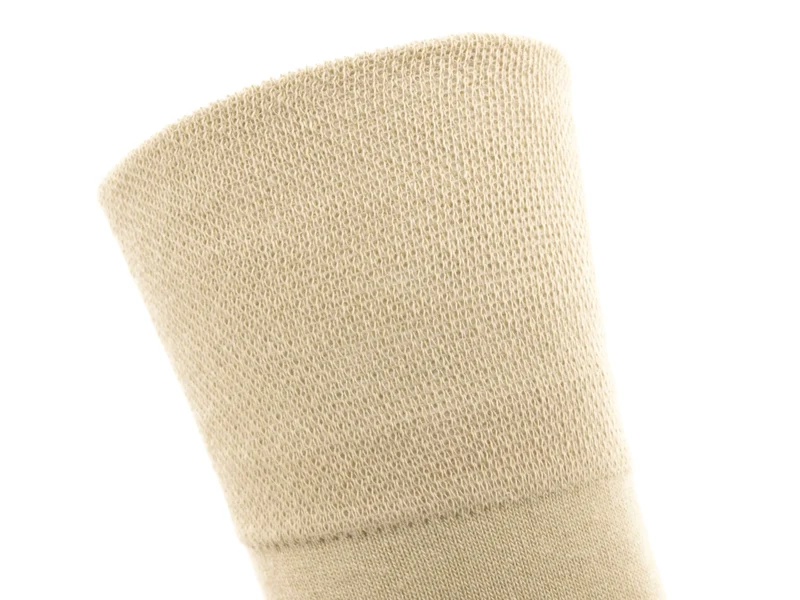 3 Paar Herren Diabetikersocken 97 % Baumwolle beige