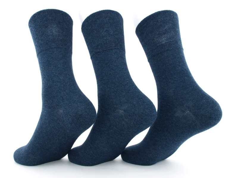 3 Paar Damen Diabetikersocken 97 % Baumwolle jeans