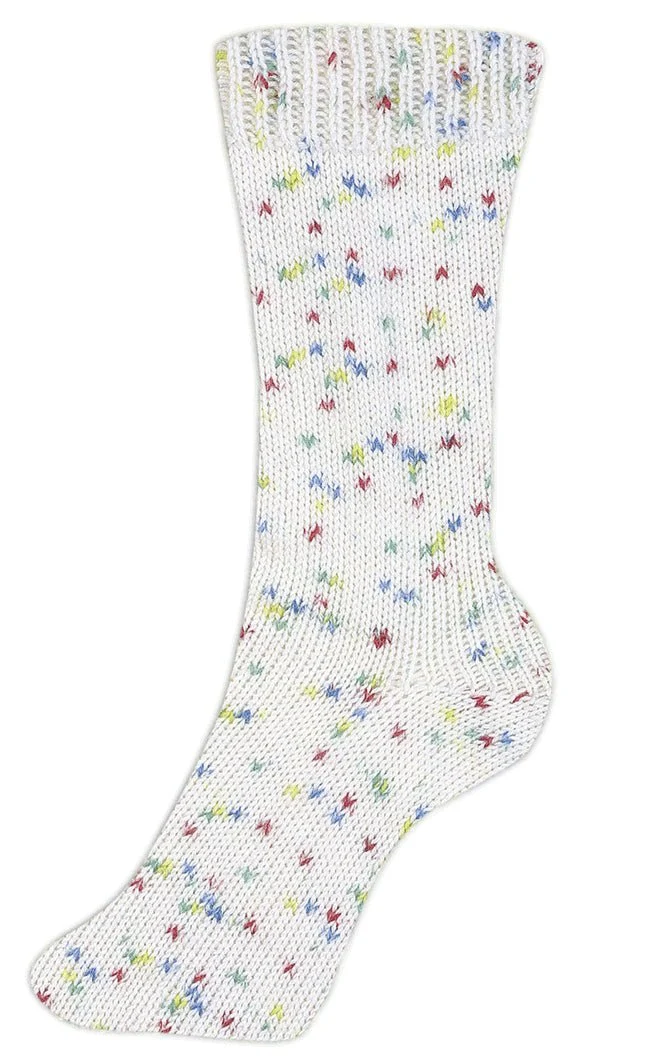 Fortissima bunte 4-fach Sockenwolle | Farbe 2401 - DAISY