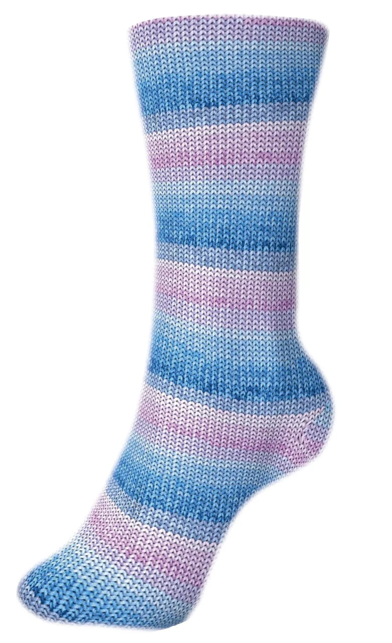 Fortissima 6-fach bunte Sockenwolle 150g | Farbe 201 - IRIS