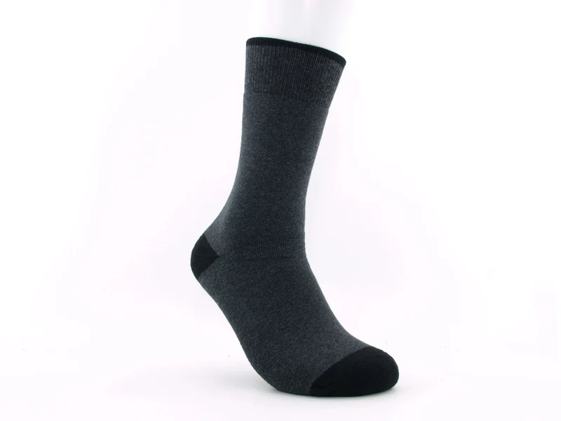 1 Paar Bio-Baumwolle Frotteesocken anthrazit
