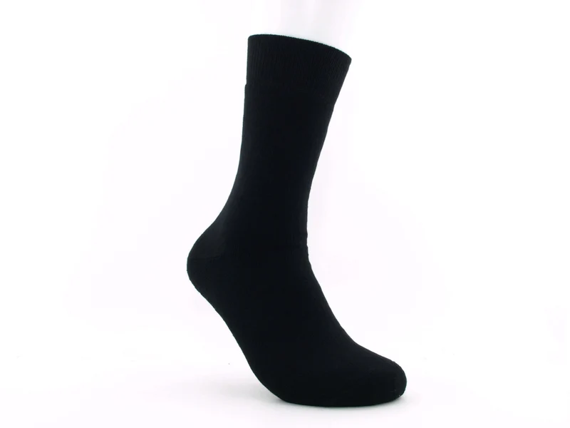 1 Paar Bio-Baumwolle Frotteesocken schwarz