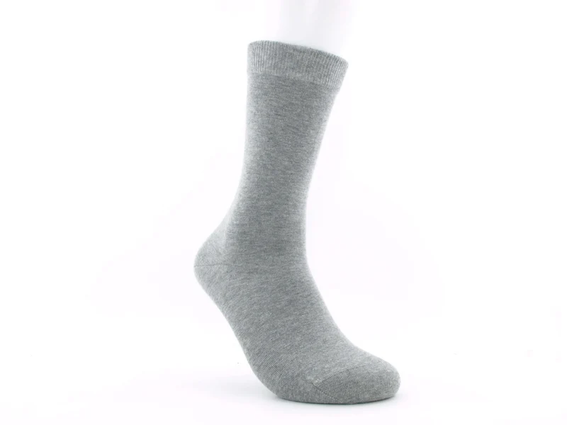 1 Paar Bio-Baumwolle Socken grau