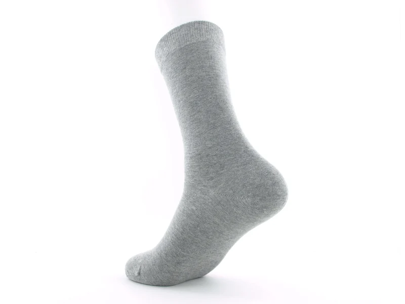 1 Paar Bio-Baumwolle Socken grau