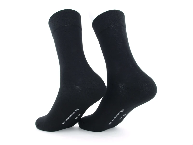 2 Paar 98 % Baumwollsocken schwarz