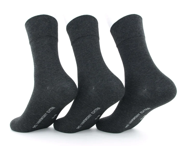 3 Paar Herrensocken Comfort anthrazit