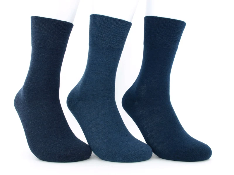 3 Paar Herrensocken Comfort Jeanstöne