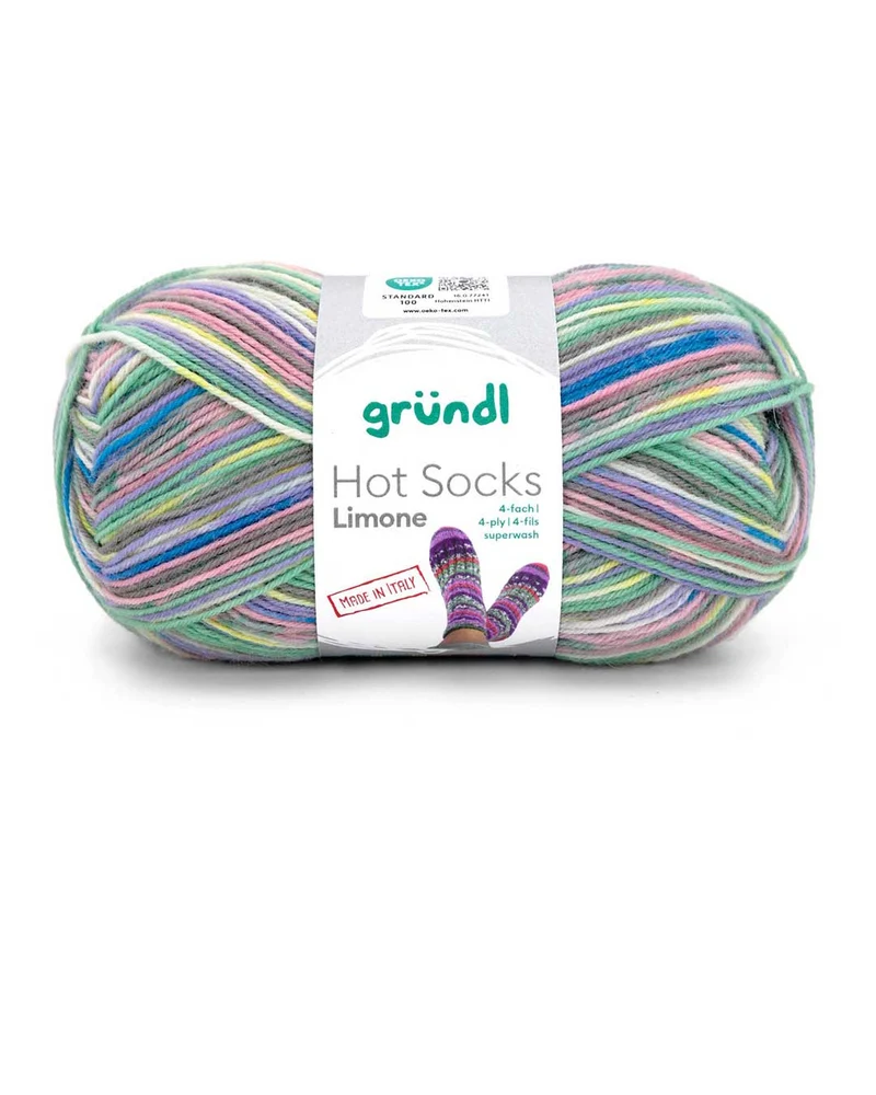 Hot Socks Limone, 4-fach