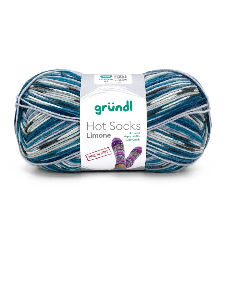 Hot Socks Limone, 4-fach