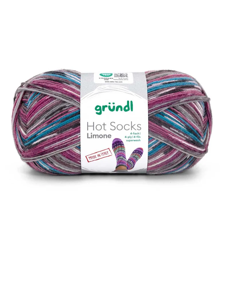 Hot Socks Limone, 4-fach