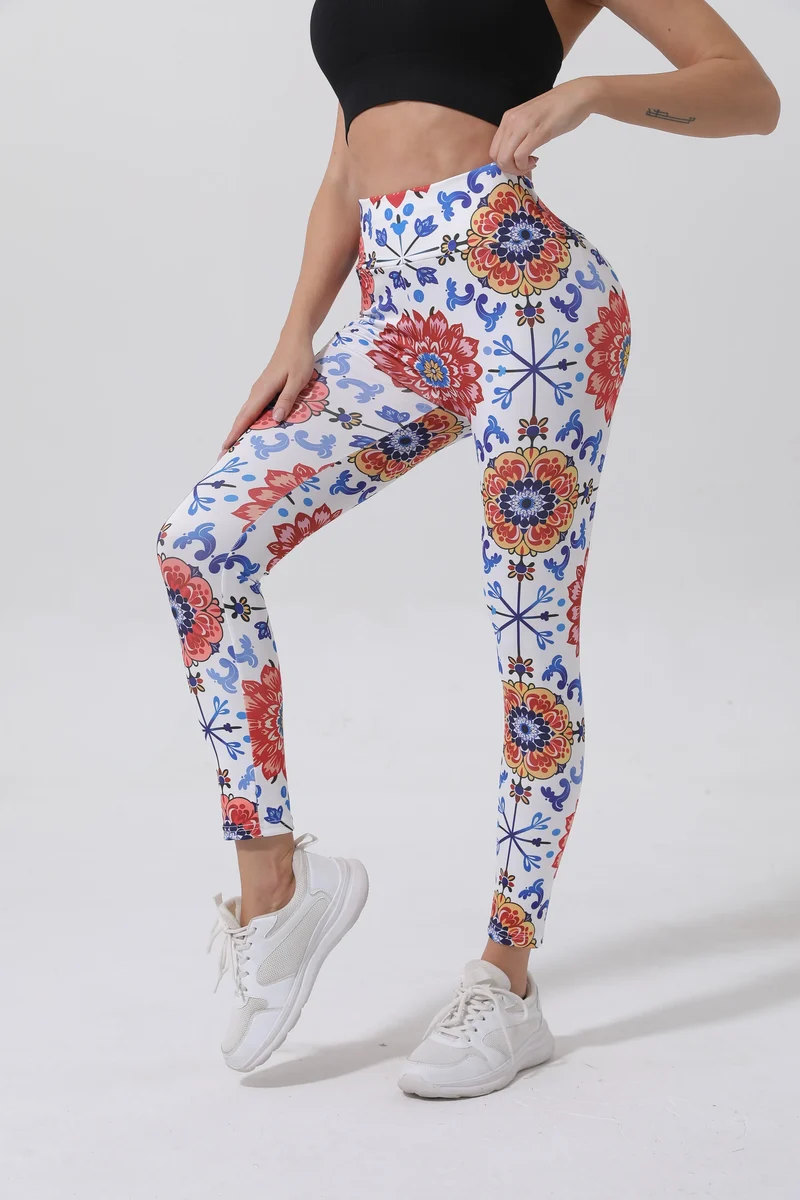 Leggins Donna Push up Vita Alta Pantaloni Sportivi Fitness Yoga Palestra Tuta