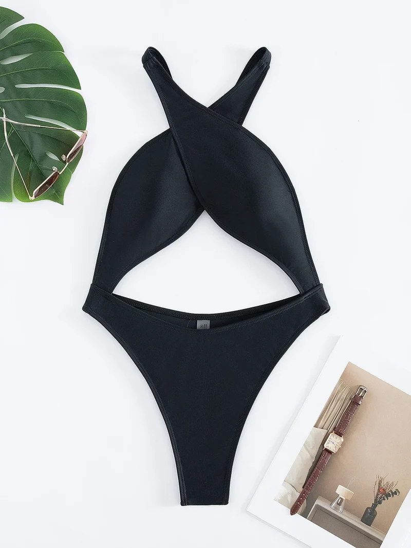 Frauen Bademode High Cut Bikini Set Sexy Push Up Badeanzug Damen Tanga Swimwear