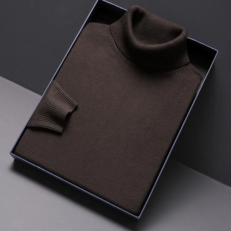 Herren Rollkragen Pullover Sweatshirt Leichter Pulli Sweater Shirt Langarmshirt