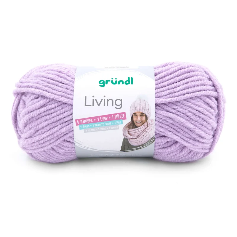 Strickset Decke mit Lochmuster