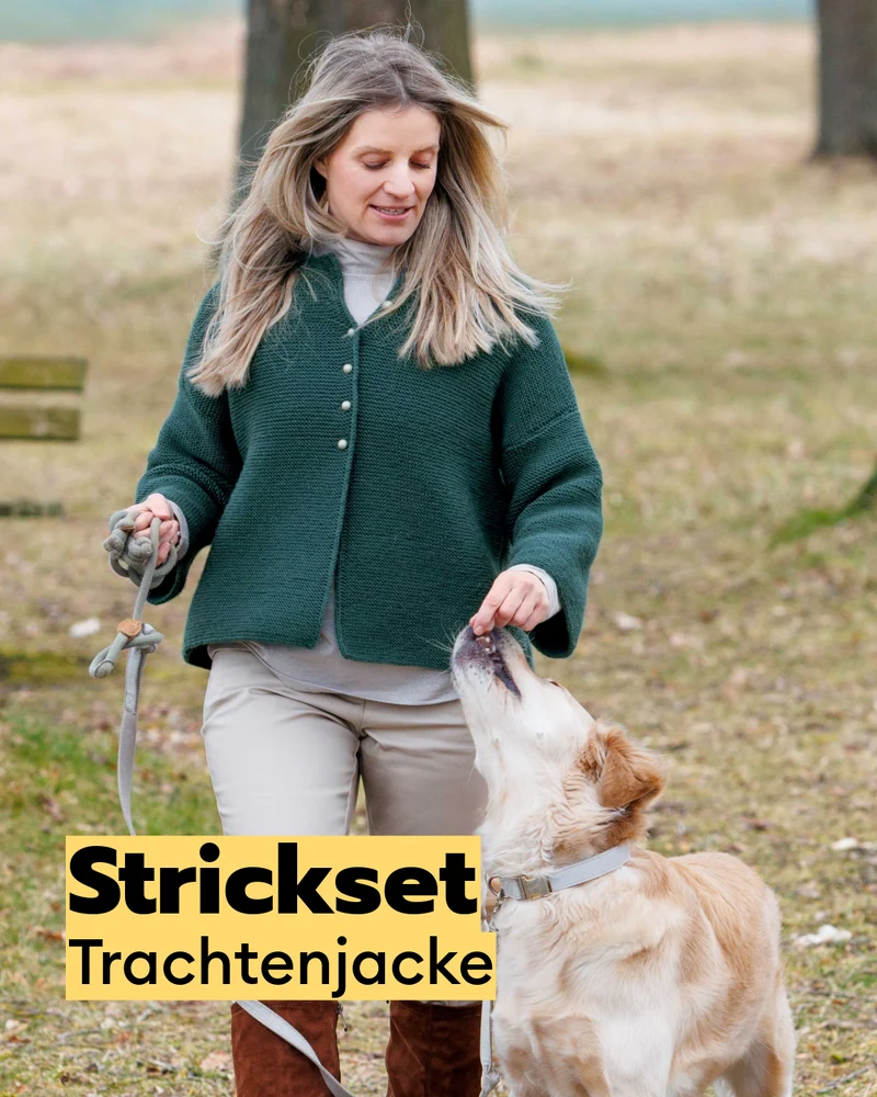 Strickset Trachtenjacke