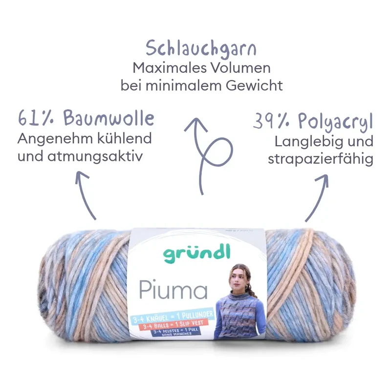 Strickset Ärmelloser Zopfmusterpulli