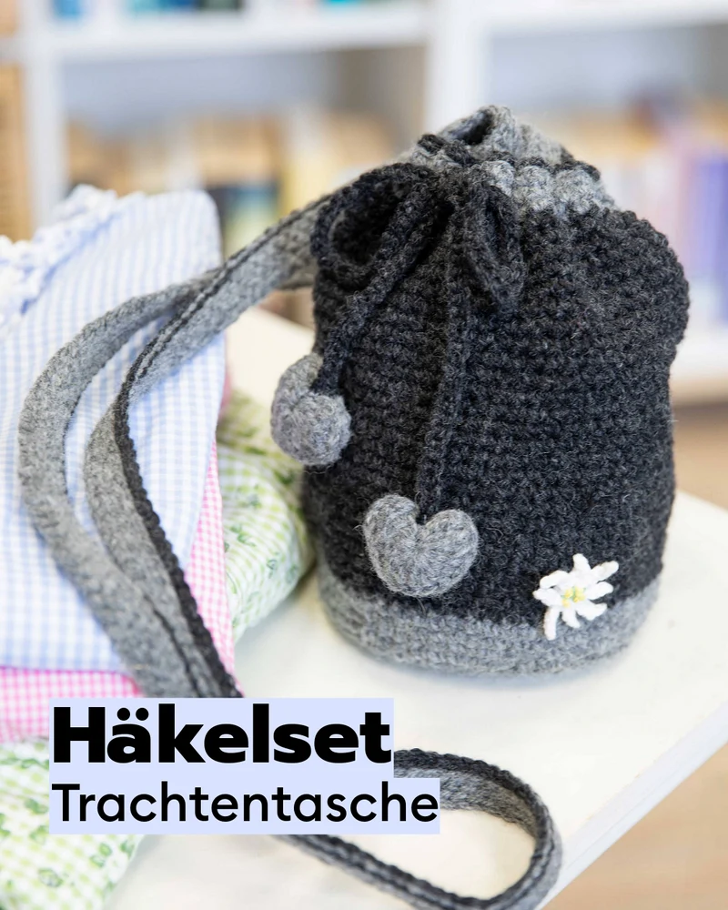 Häkelset Dirndltasche