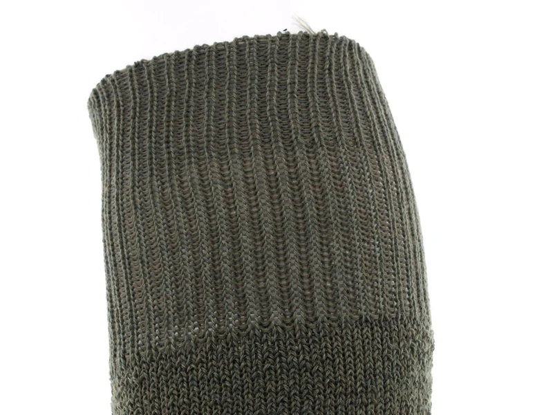 1 Paar Thermostrümpfe Vollplüsch wadenlang oliv