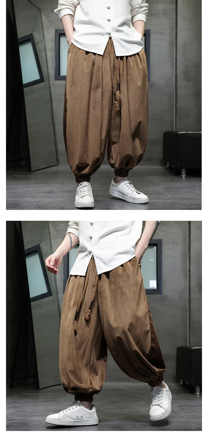Männer Hose Haremshosen Pumphosen Pluderhosen Hosenrock Herrenrock Kilt Jogger