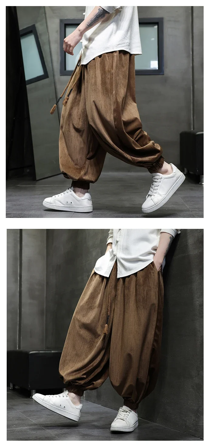 Männer Hose Haremshosen Pumphosen Pluderhosen Hosenrock Herrenrock Kilt Jogger
