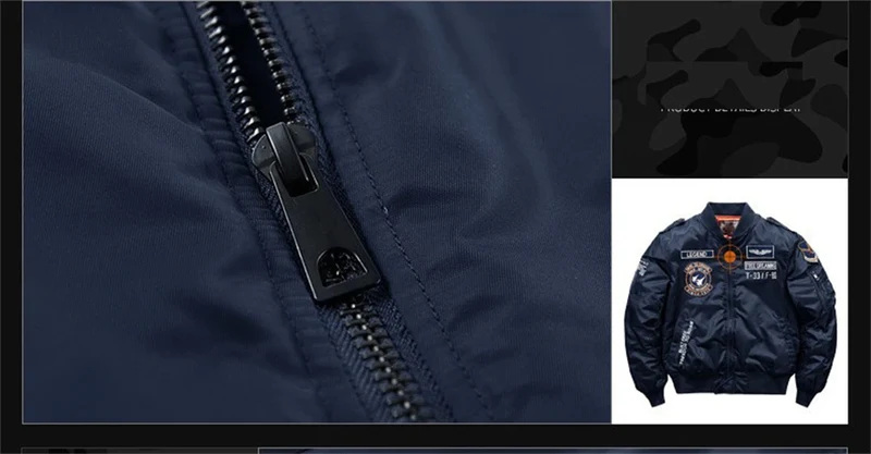 MA-1 Bomber Jacke Fliegerjacke Baseball Pilotenjacke Baseballjacke Air Force