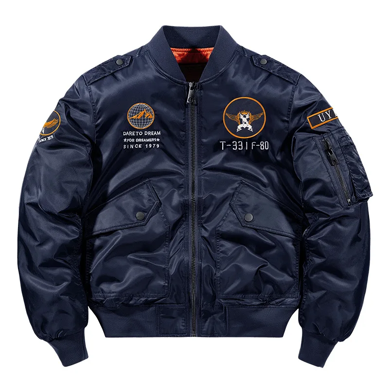 MA-1 Bomber Jacke Fliegerjacke Baseball Pilotenjacke Baseballjacke Air Force
