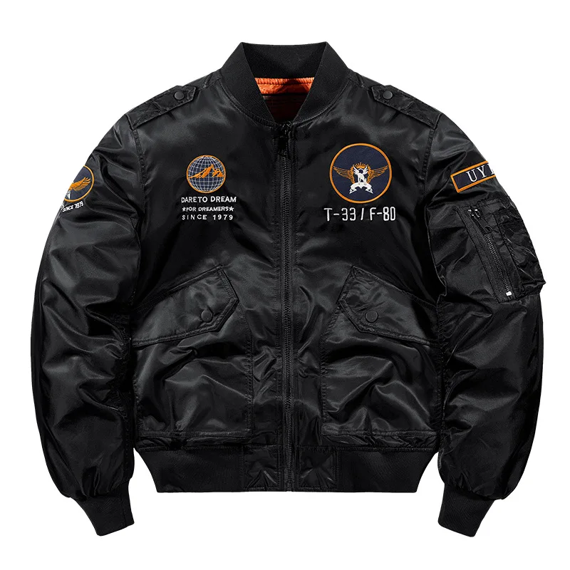 MA-1 Bomber Jacke Fliegerjacke Baseball Pilotenjacke Baseballjacke Air Force