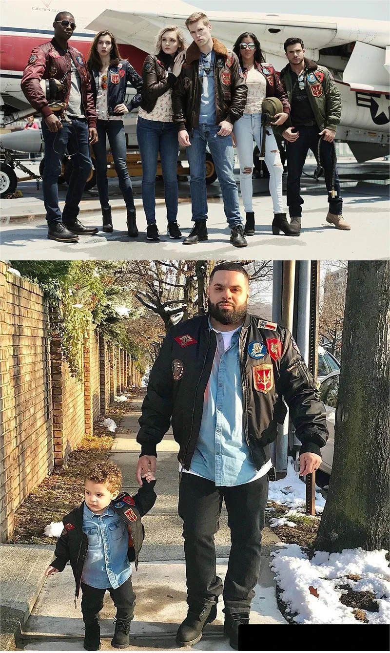 MA-1 Bomber Jacke Fliegerjacke Baseball Pilotenjacke Baseballjacke Top Gun