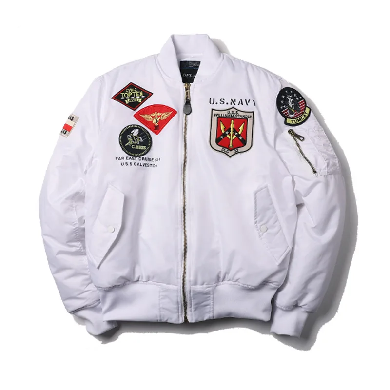 MA-1 Bomber Jacke Fliegerjacke Baseball Pilotenjacke Baseballjacke Top Gun